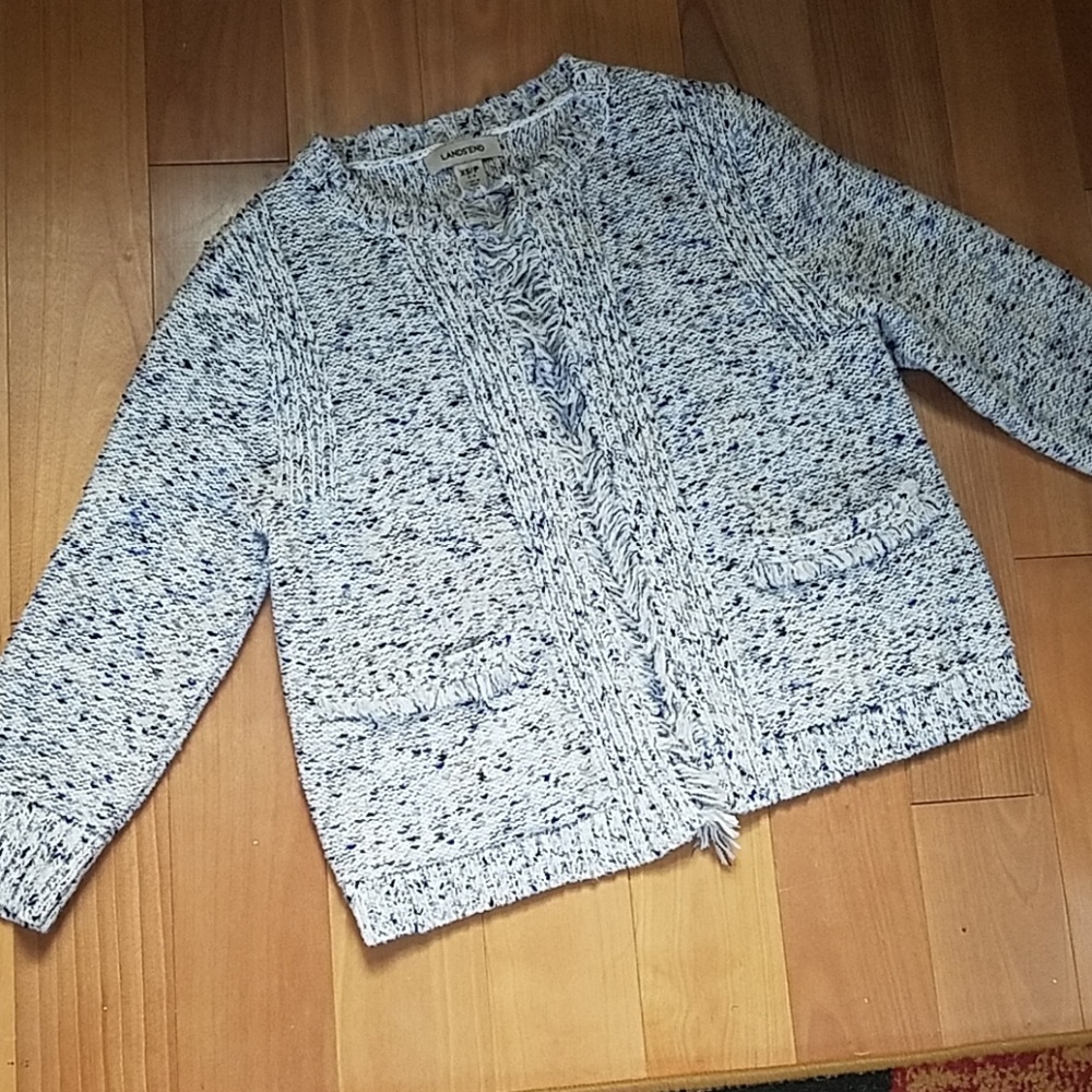 Lands End NWOT sweater jacket